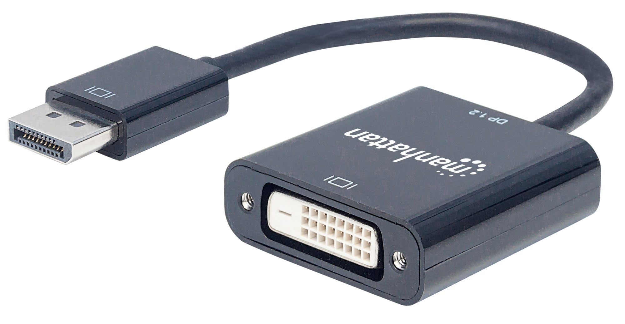 Adaptador Manhattan Displayport 1.2A A Dvi-D 23Cm Negro 152228