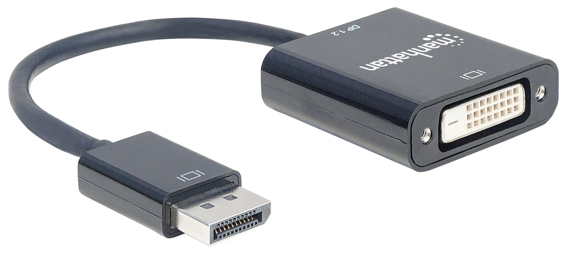 Adaptador Manhattan Displayport 1.2A A Dvi-D 23Cm Negro 152228