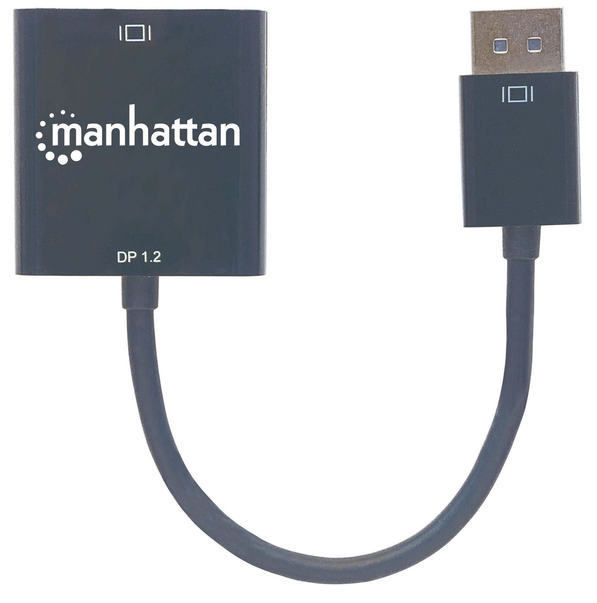 Adaptador Manhattan Displayport 1.2A A Dvi-D 23Cm Negro 152228