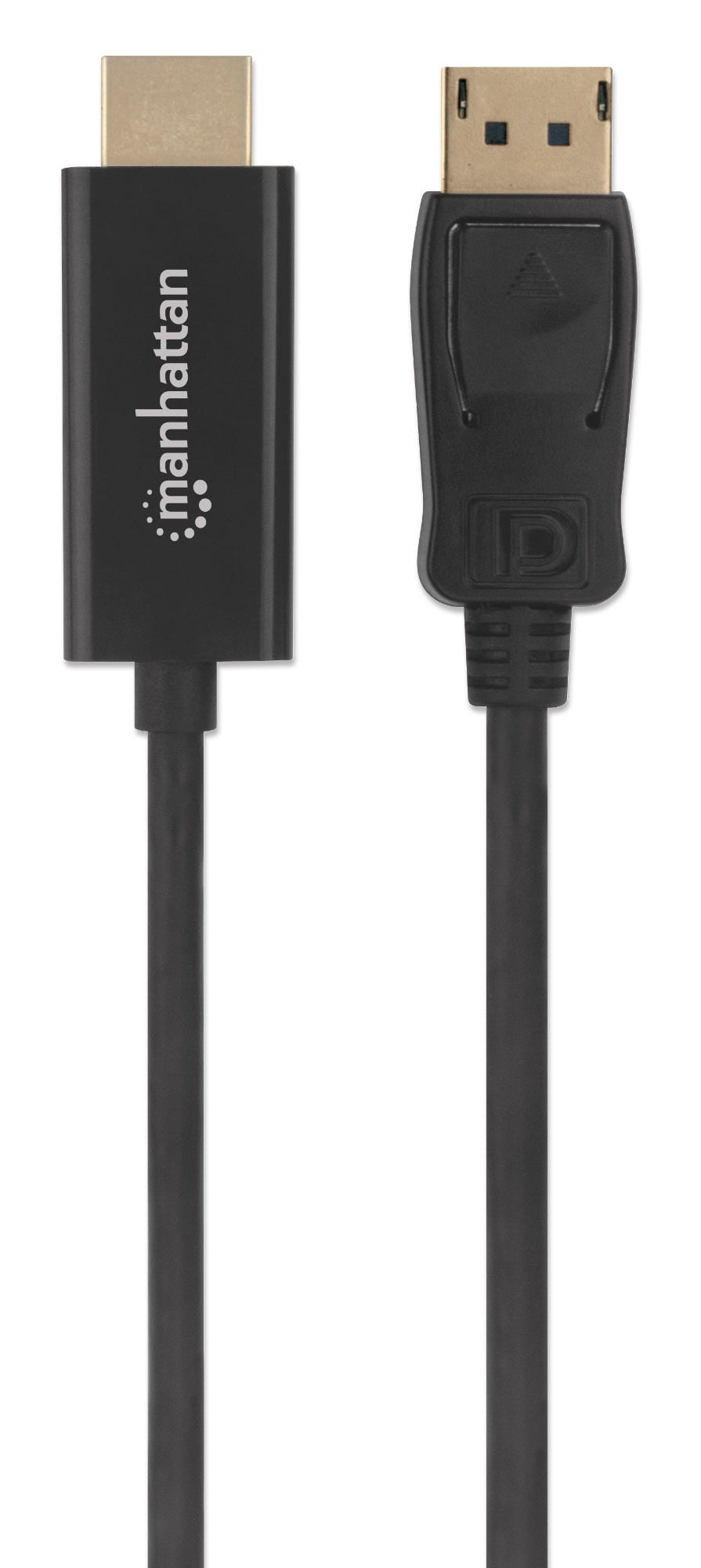 Cable Displayport A Hdmi Manhattan 153195 Negro Macho/Macho Para Pantalla Uhd