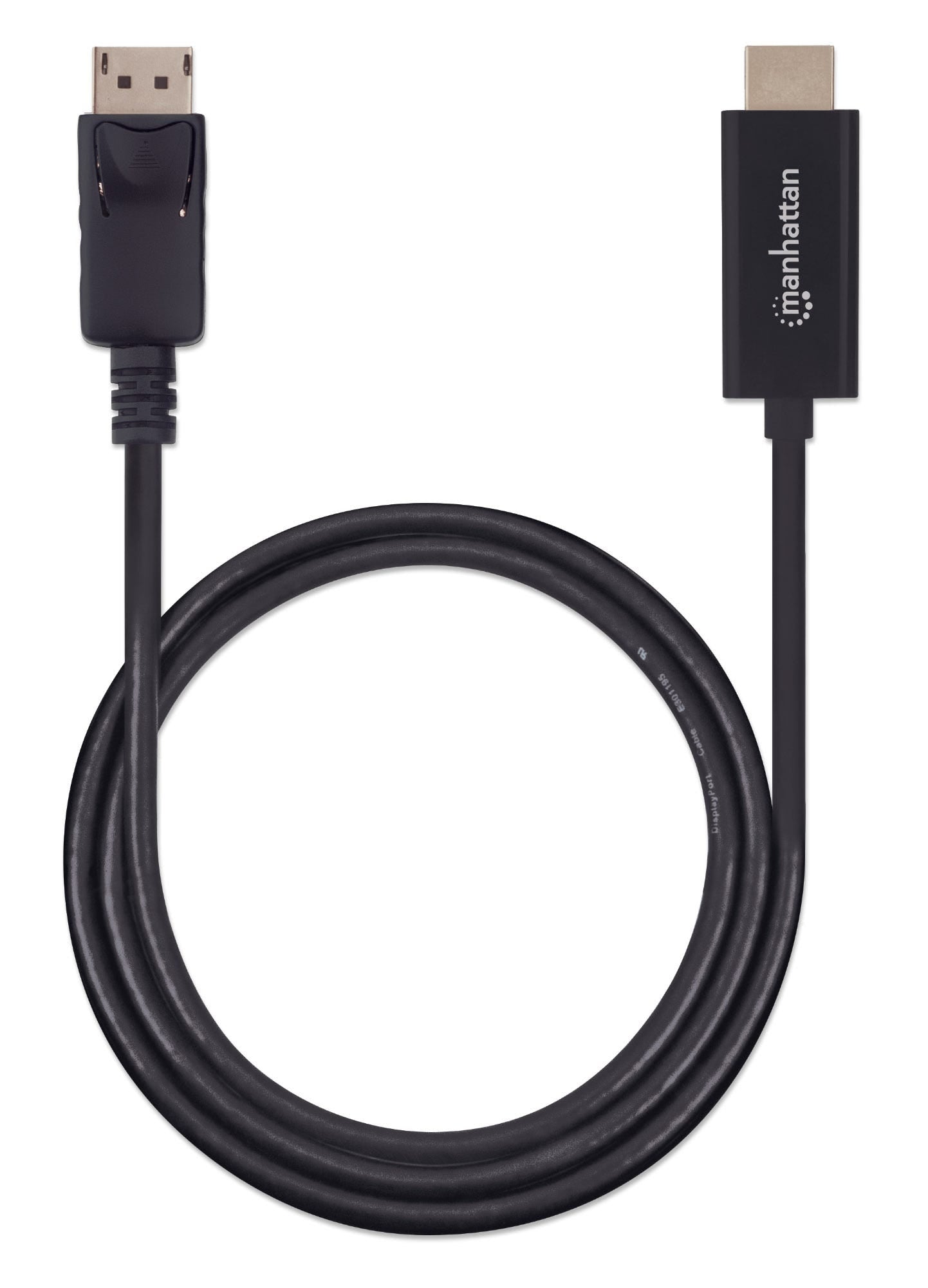 Cable Displayport A Hdmi Manhattan 153195 Negro Macho/Macho Para Pantalla Uhd