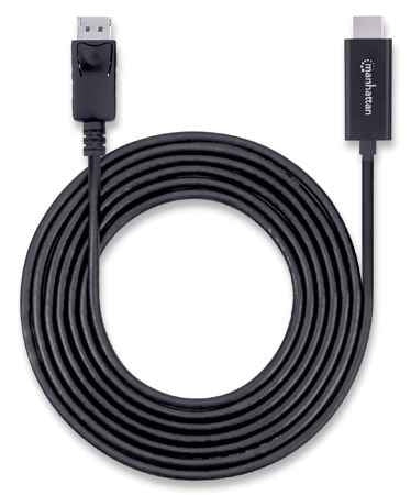 Cable Displayport A Hdmi Manhattan 153218 4K 60Hz Macho Longitud Mts