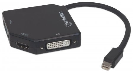 Adaptador Dp Mini M A Hdmi/Vga/Dvi H Pasivo 1080P Bl Manhattan 207713