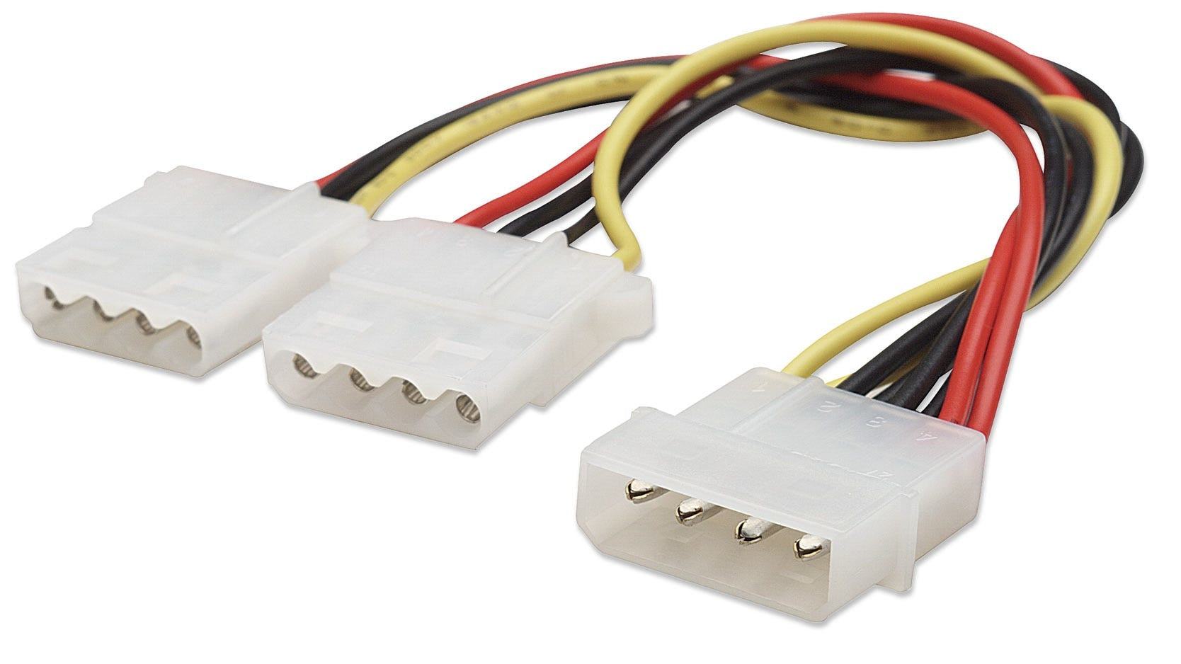 Cable De Alimentacion Manhattan En Y 1 Molex M A 2 Molex H 20Cm 301503