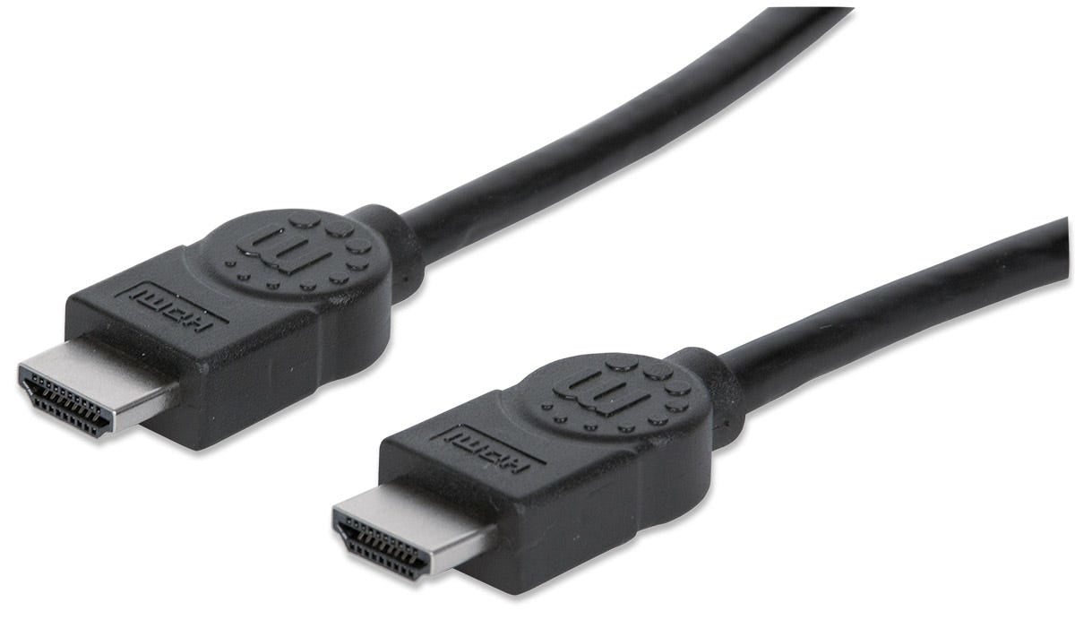 Cable Hdmi 4K Manhattan 306126 Macho A Blindado 4K@30Hz 3D Negro 3M.