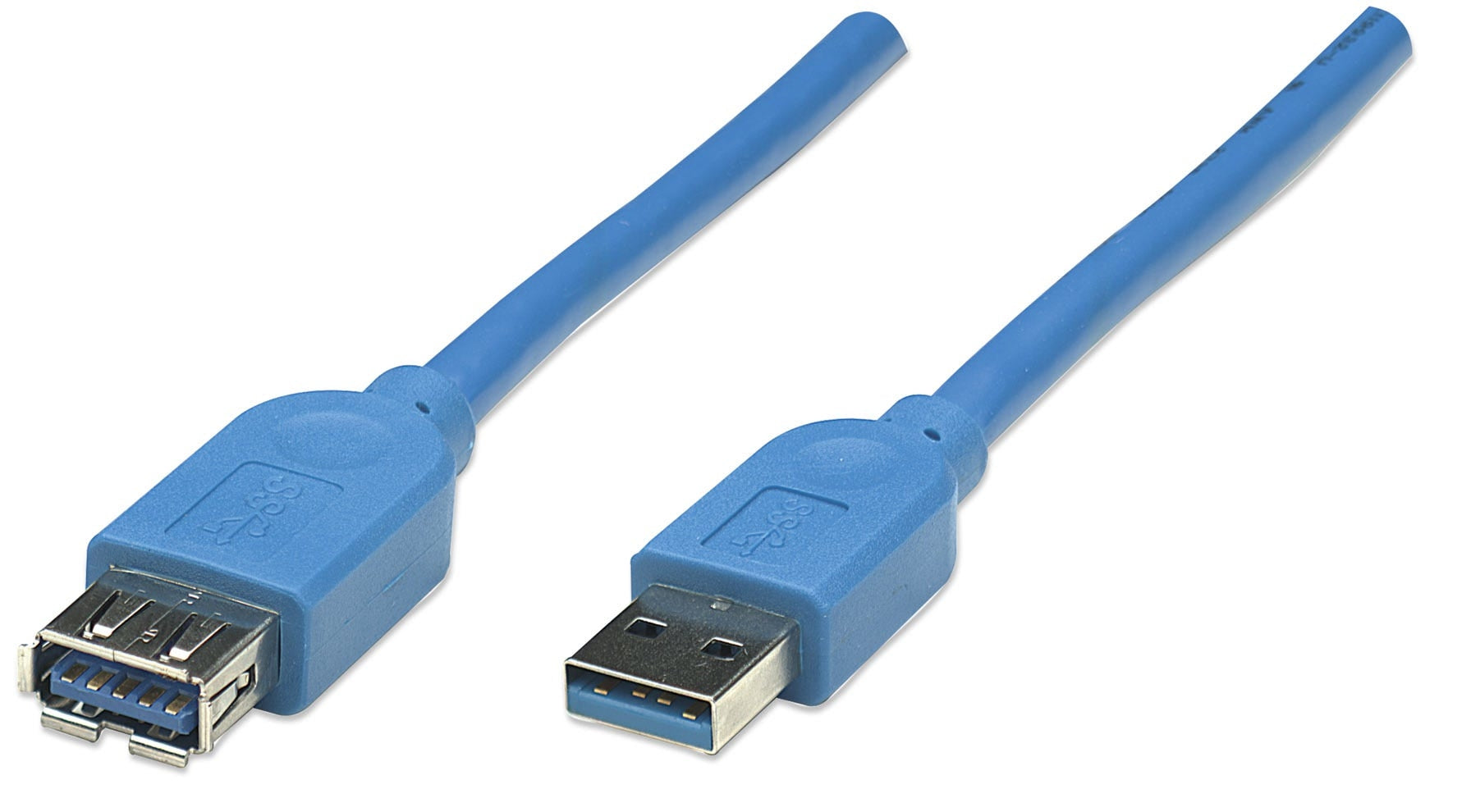 Cable De Extensión Usb Súper Velocidad Manhattan - (322379) 3.2 Gen 1 A Macho / Hembra Soporta Velocidades Hasta 5 Gbps