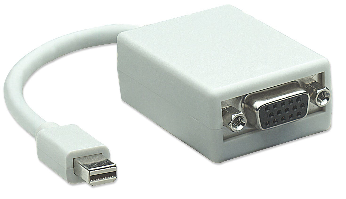 Adaptador Mini Displayport Vga Manhattan 322508 Conecta Una Fuente Mini-Displayport Cable Para Monitor Vga.