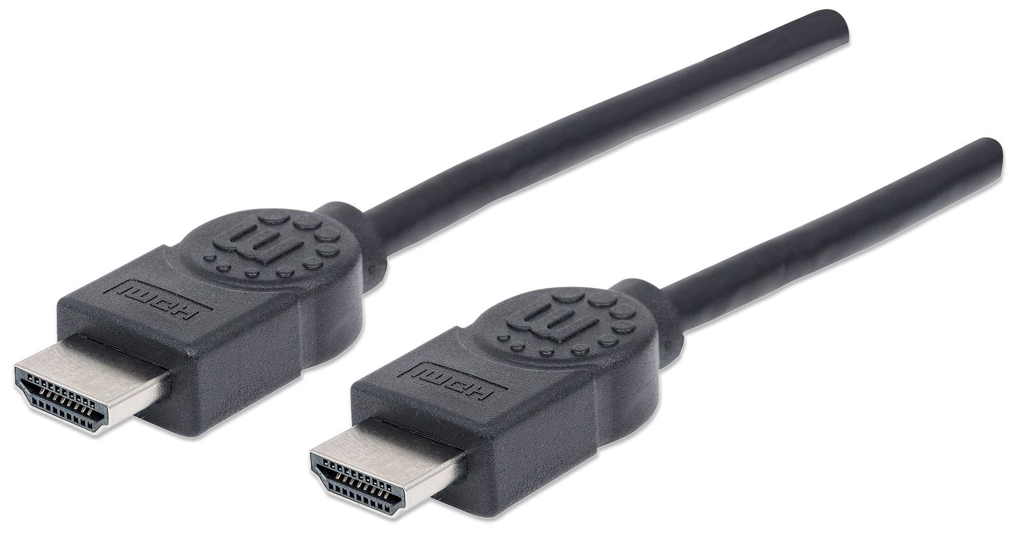 Cable Hdmi Manhattan 323239 De Alta Velocidad Con Canal Ethernet Macho Blindadocolor Negro5 Hecarc3D4K 30Hz.