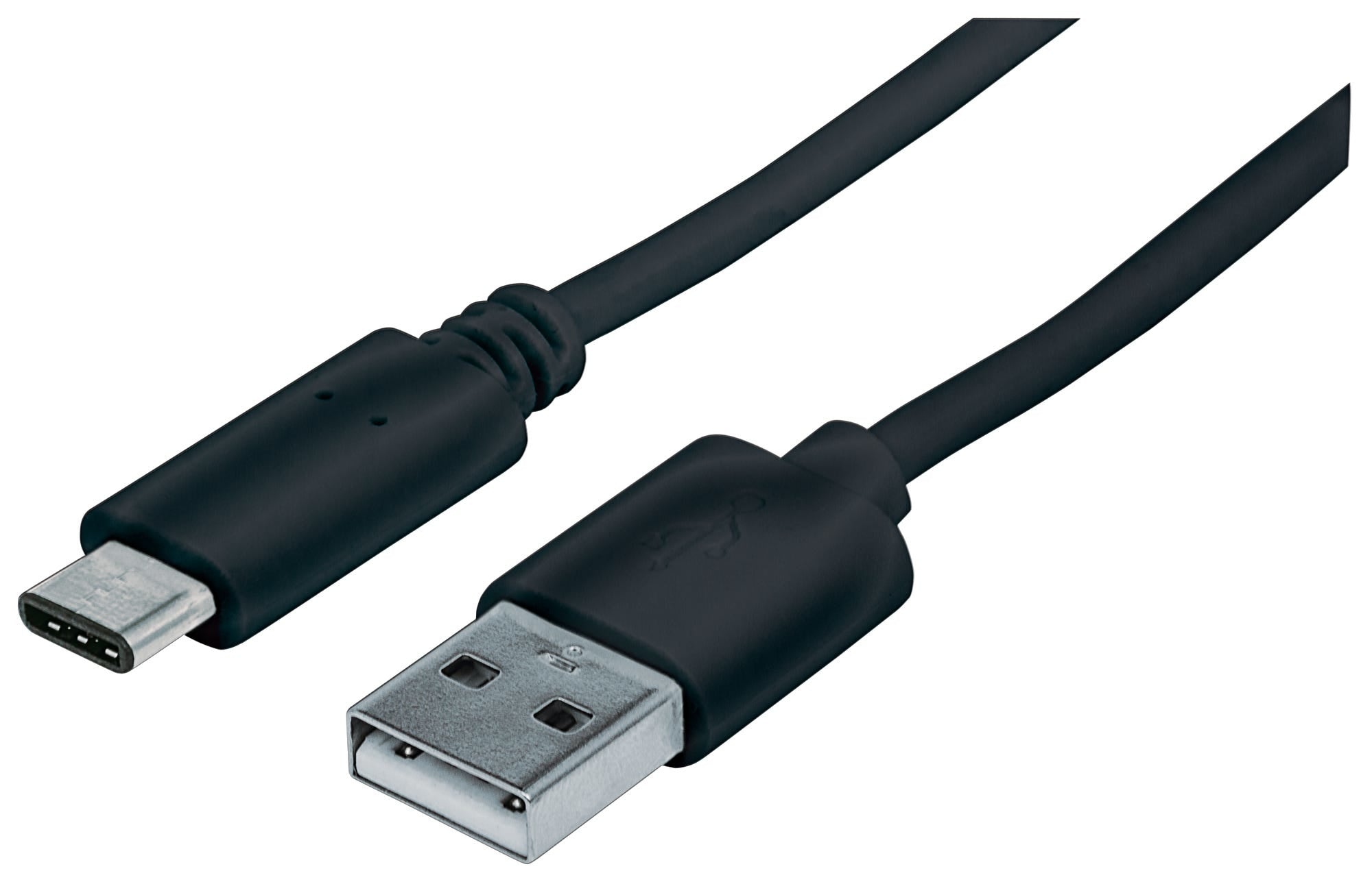 Cable Usb Manhattan 353298 A Largo 1M Color Negro. 2.0 Estándar-A Macho Macho.