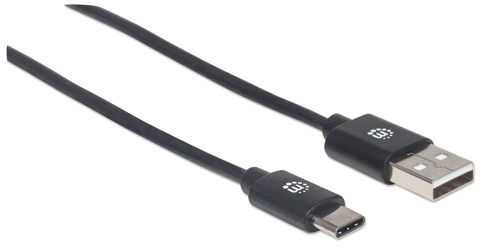 Cable Usb Manhattan 353298 A Largo 1M Color Negro. 2.0 Estándar-A Macho Macho.