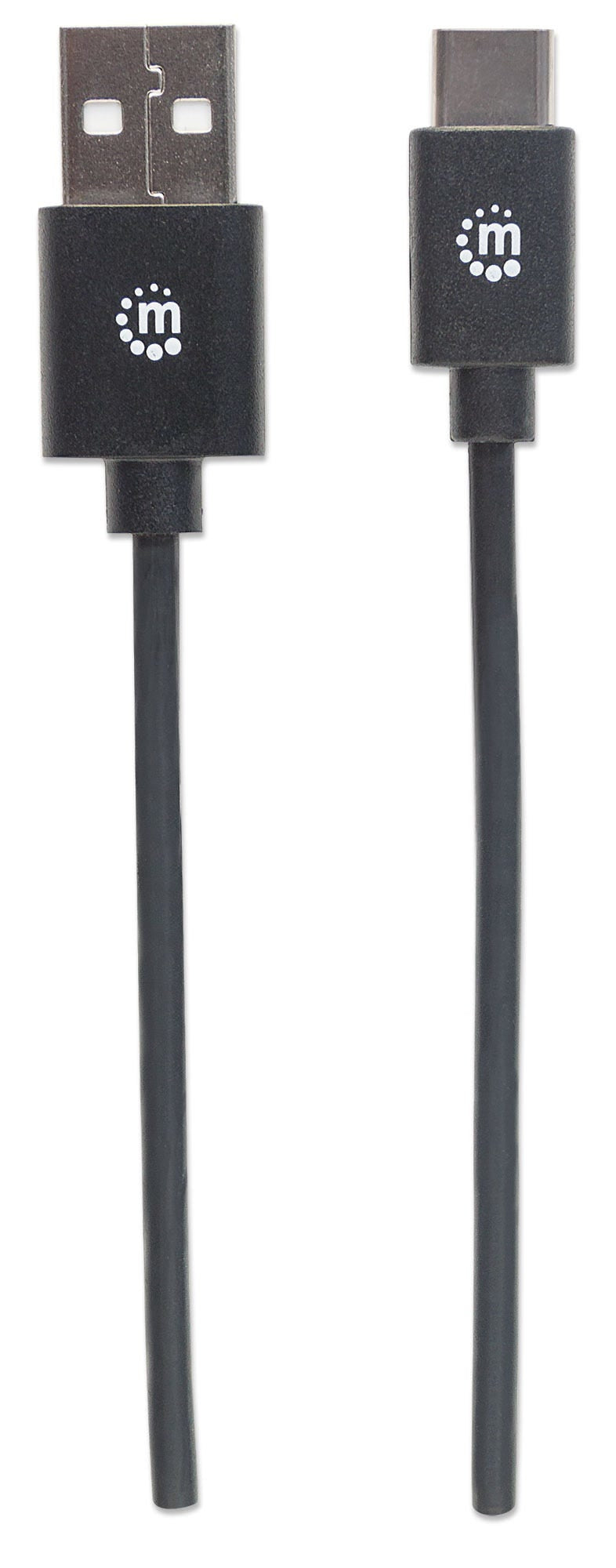 Cable Usb Manhattan 353298 A Largo 1M Color Negro. 2.0 Estándar-A Macho Macho.