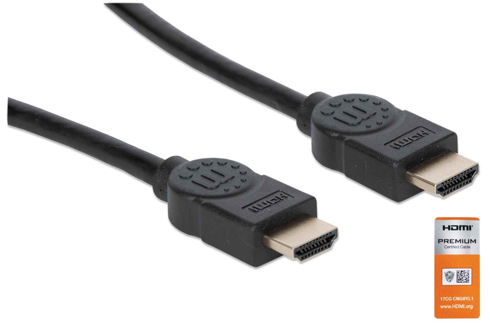 Cable Hdmi Manhattan 2.0 Premium M-M 1M 354837