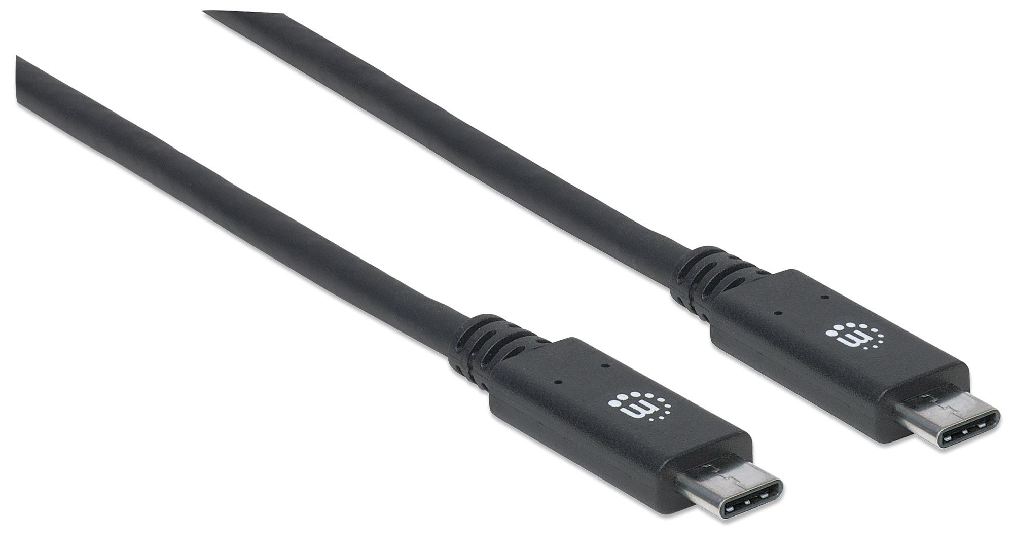 Cable Usb Tipo C 3.1 Super Velocidad M-M 1M Manhattan 355223