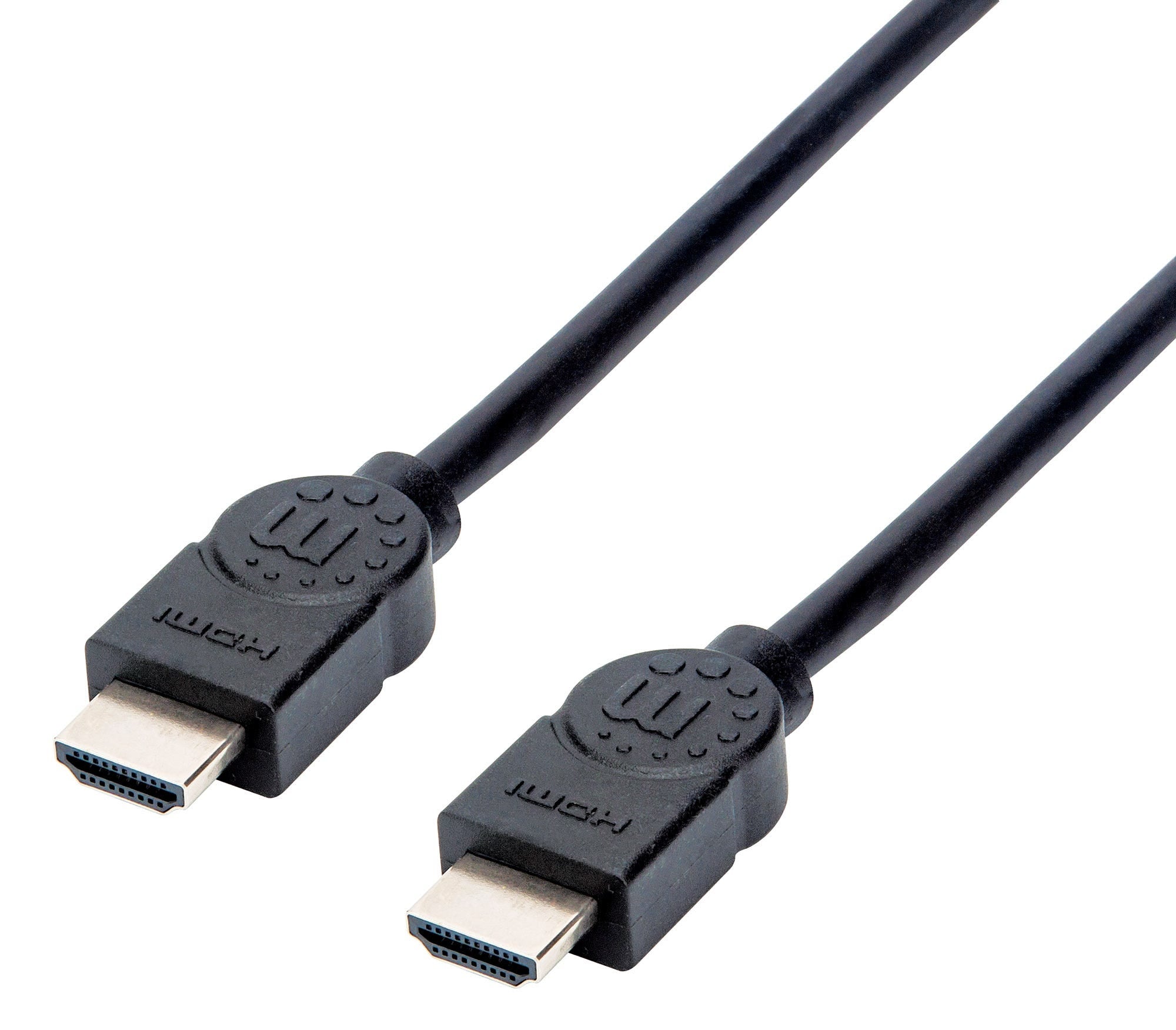 Cable Hdmi Manhattan 355308 De Alta Velocidad Macho Macho4K Blindado Longitud 1.5M Color Negro