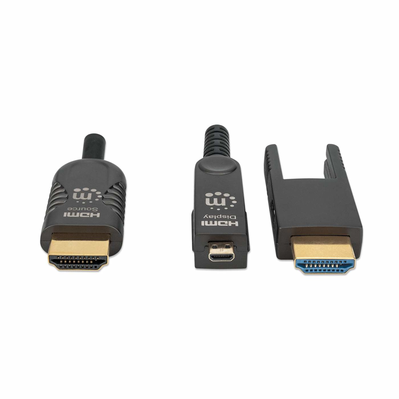 Cable Hdmi Manhattan 355698 Fibra Optica 50.0M Con Conector Desmontable