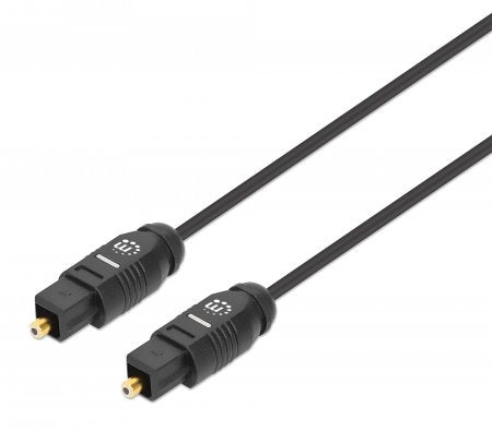 Cable De Audio Digital Optico Toslink Manhattan 356060 1 Macho / Negro