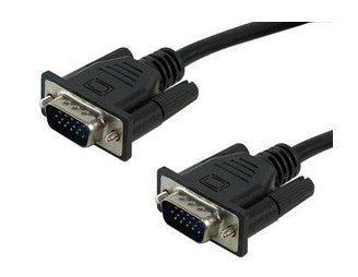 Cable Vga Manhattan 371315 Svga Hd15 Macho A De 1.8M Color Negro