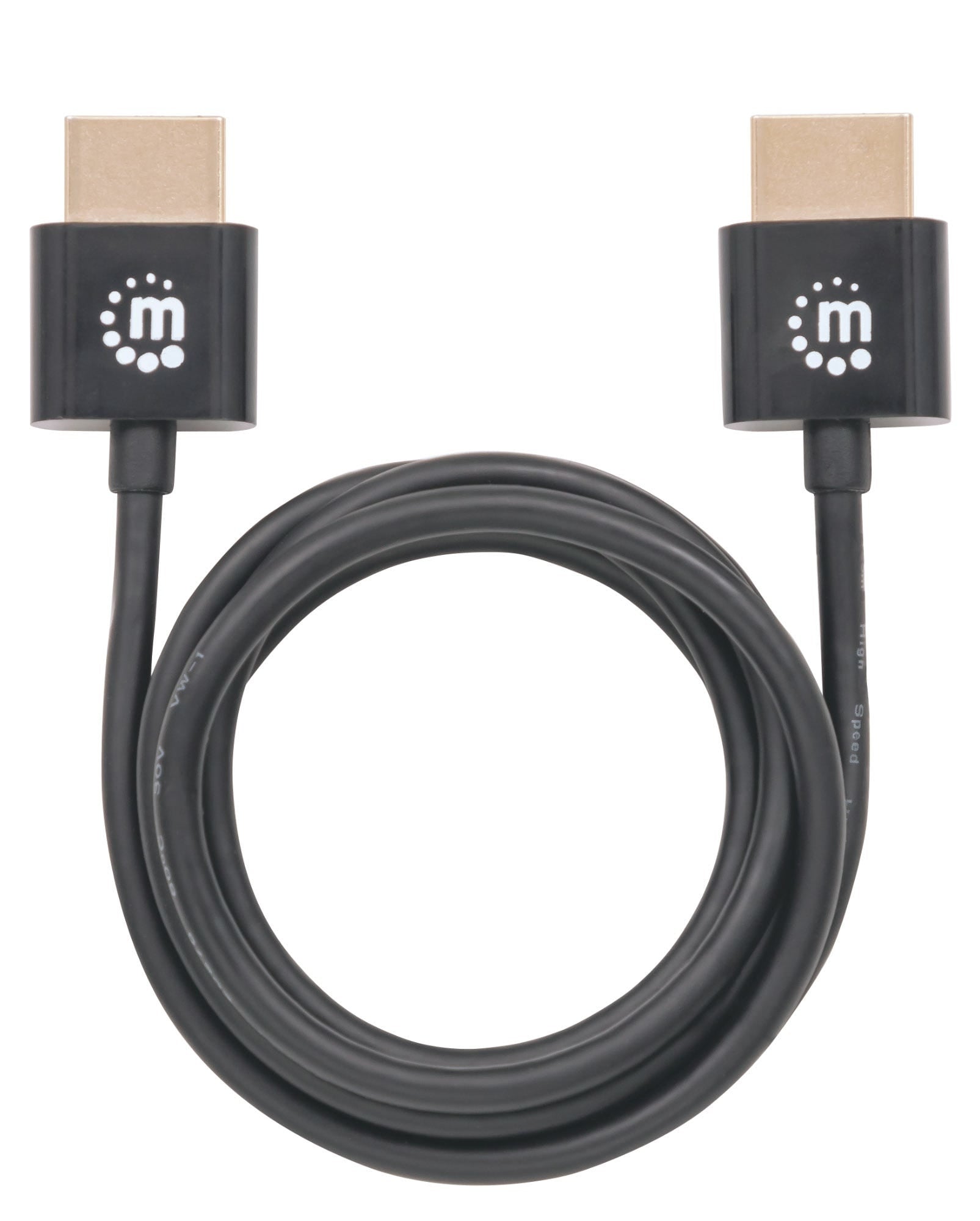 Cable Hdmi Manhattan 2.0 Ultradelgado M-M 1.0 Mts Blister 394352