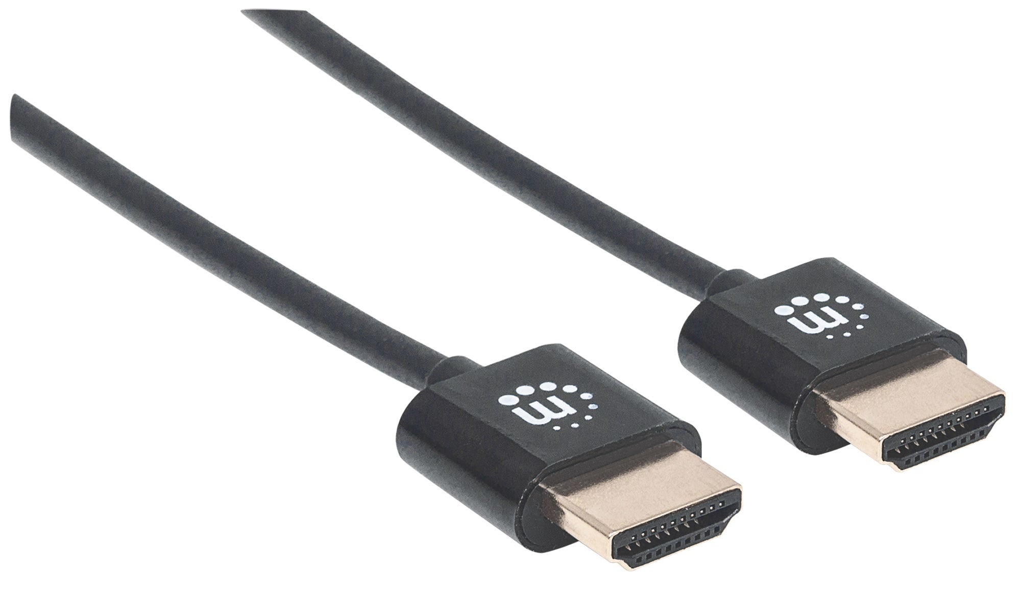 Cable Hdmi Ultradelgado Manhattan 1.8M Ethernet 3D 4K M-M Velocidad 2.0