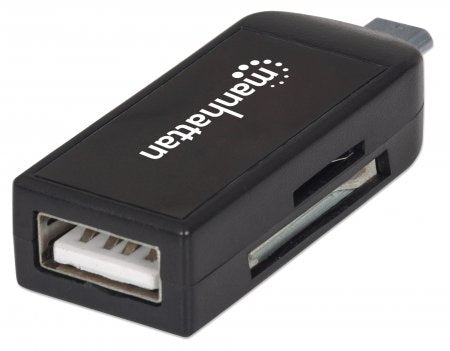 Adaptador Manhattan Otg Micro Usb 2.0 A Usb 2.0P/Smartphones Y Tablet Android 3.1 Y Posteriores Co