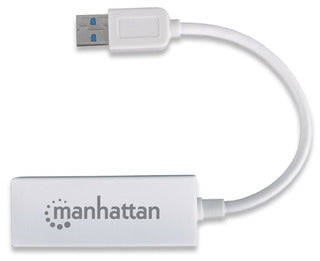 Tarjeta De Red Usb - Gigabyte Manhattan 506847 Adaptador 3.0 Rj-45 Gb Ethernet Agrega Una Conexión Gigabit Alta Velocidad Computadoras Potátiles.