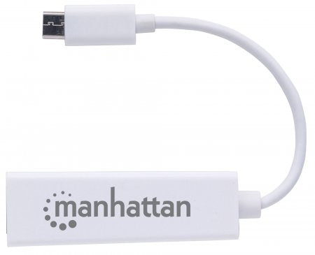 Adaptador Usb Tipo C Red Manhattan 507585 De Gigabit Compatible Con Macbook Y Chromebook Pixel.