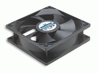 Ventilador Manhattan 700955 Para Fuentes De Poder / Gabinetes 80 Mm 3 Pines Rodamientos Tipo Sleeve Otorga Una Operación Confiable Y Tranquila