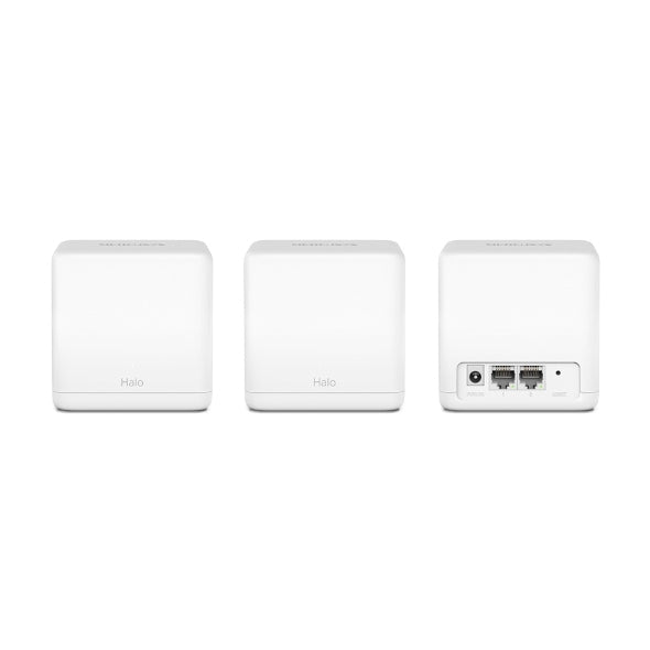 Kit Wifi Mercusys Halo H30G(3-Pack) Sist. En Malla Para Todo El Hogar Ac1300 Con Doble Banda Y Control Por Aplicación