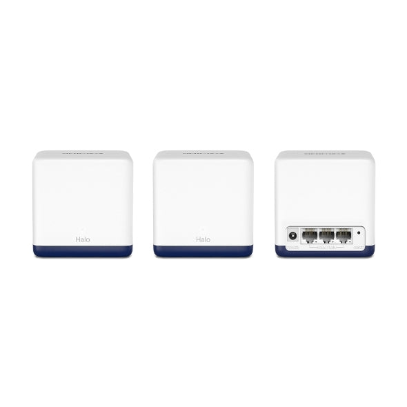 Kit Wifi Mercusys Halo H50G(3-Pack) Sist. Para Todo El Hogar Ac1900 Con Doble Banda Y Control Desde La Aplicación