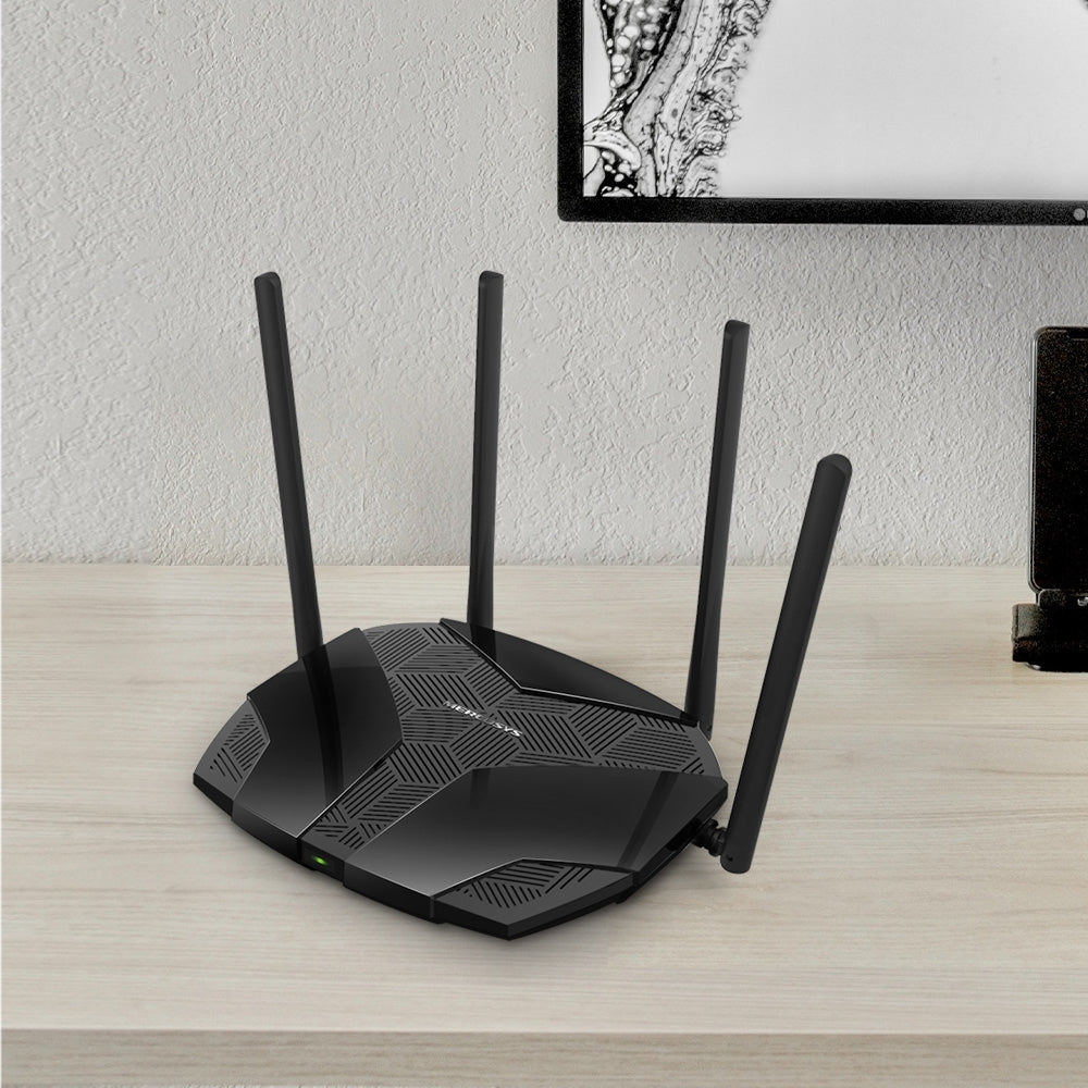 Router Mercusys Mr70X Wifi 6 De Doble Banda Ax1800 Para Una Cobertura Largo Alcance