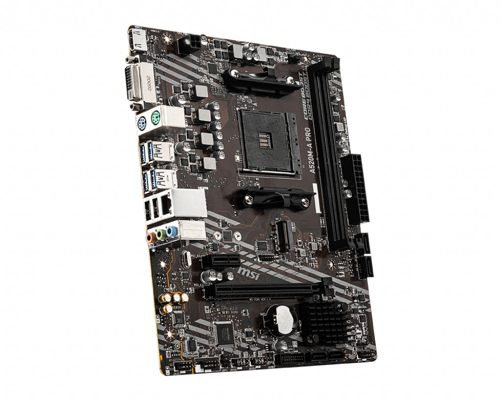 Motherboard Msi A520M-A Pro Socket Am4 Microatx Soporta Procesadores Ryzen 5000 Y 3000 4000G Series