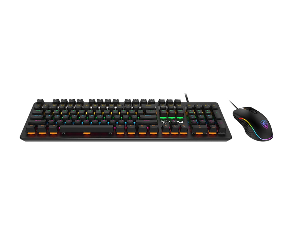 Kit De Teclado Y Mouse Msi Forge Gk300 Combo Blue Teclado/Mouse