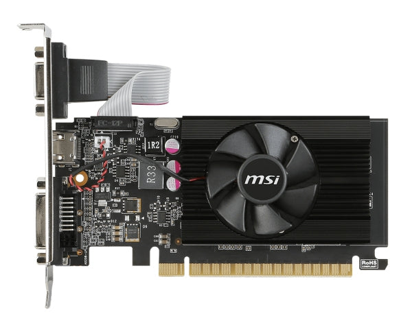 Tarjeta De Video Msi Geforce Gt 710 2Gd3 Lp Ddr3 Hdmi-Dvi-D Pcie 2.0