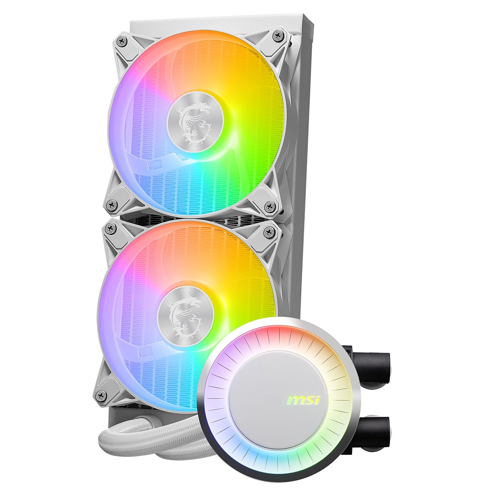 Enfriamiento Liquido Msi Mag Coreliquid E240 White 240Mm 2Fan