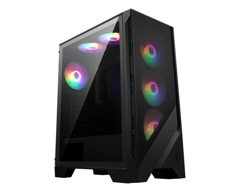 Gabinete Gaming Msi Mag Forge 120A Airflow/ Media Torre / Atx/Micro Atx/Mini Itx/ Negro/ Sin Fuente/Pc/Gamer