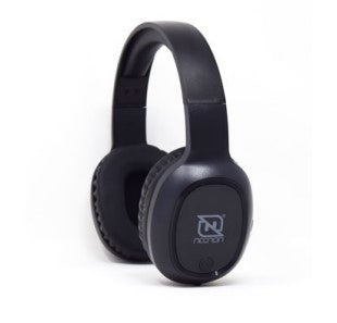 Audifonos Necnon Nbab042400 Over-Ear Bluetooth Nbh-04 Pro Alta Potencia Radio Fm Micro Sd 3.5Mml Manos Libres Negro/Negro