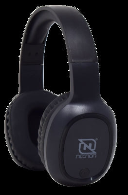 Audifonos Necnon Nbab042400 Over-Ear Bluetooth Nbh-04 Pro Alta Potencia Radio Fm Micro Sd 3.5Mml Manos Libres Negro/Negro