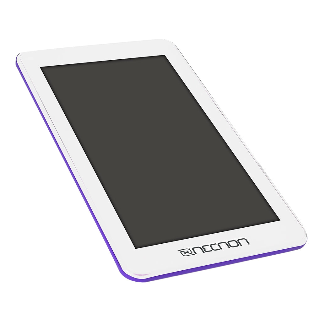 Tablet Necnon M002Q-2 2Gb Ram 16Gb Rom 7 Pulgadas Android 10 Cam Y 5 Mp Flash Funda Silicon Incluida Morada