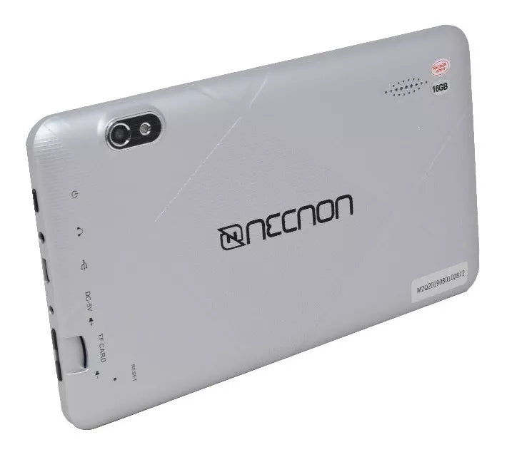 Tablet Necnon Nbta2Q085M M002Q-2 2Gb Ram 16Gb Rom 7 Pulgadas Android 10 Cam Y Mp Flash Funda Silicon Incluida Plata