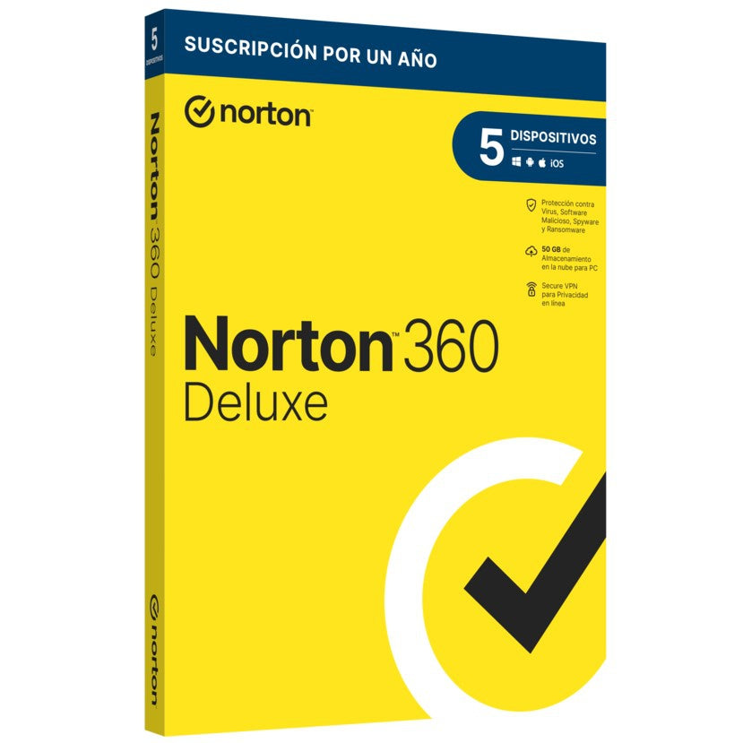 Norton 360 Deluxe 5Dv 1Yr (21414709)