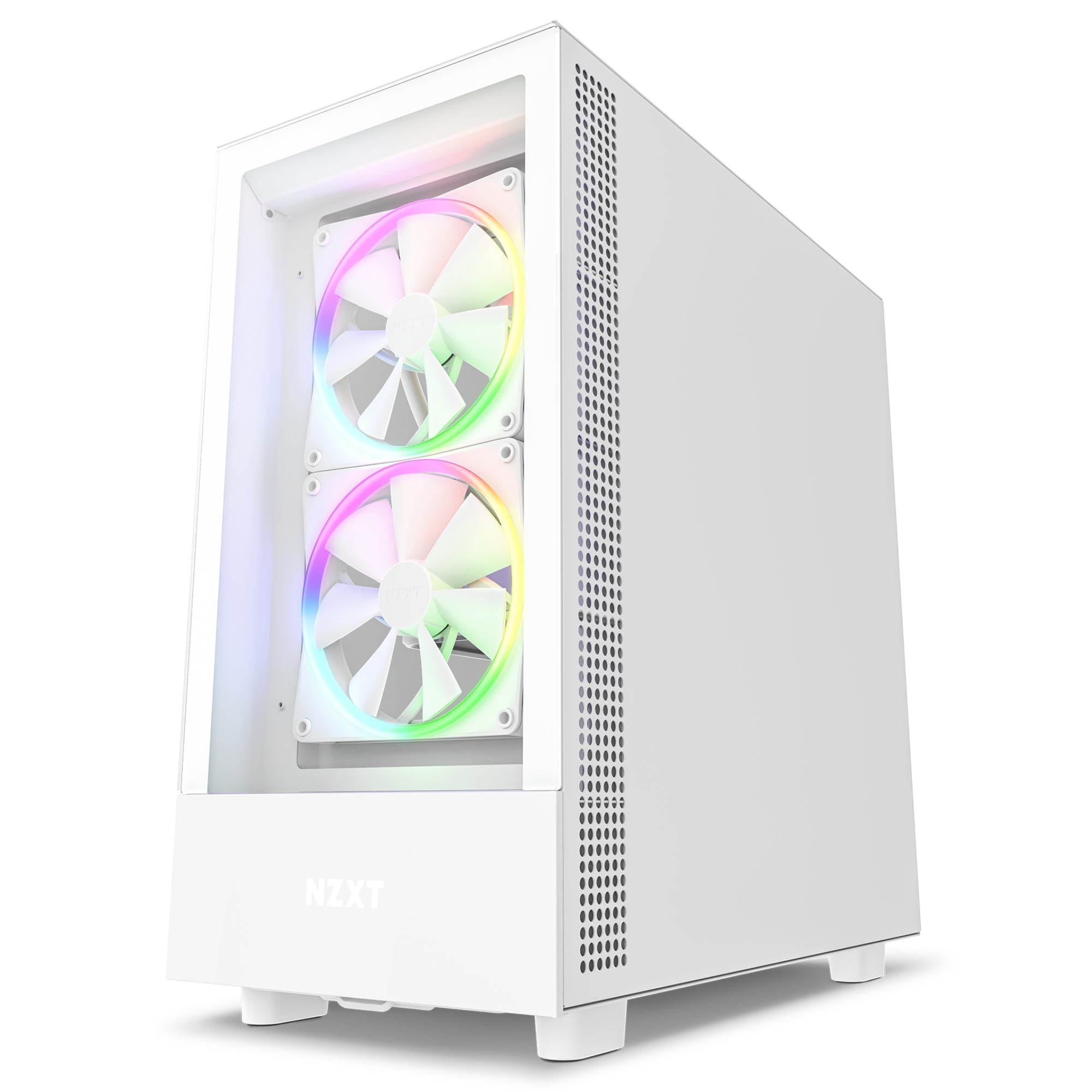 Gabinete Nzxt H5 Elite/ Blanco/Con Ventana/Midi-Tower/Micro-Atx/Rgb/Gamer