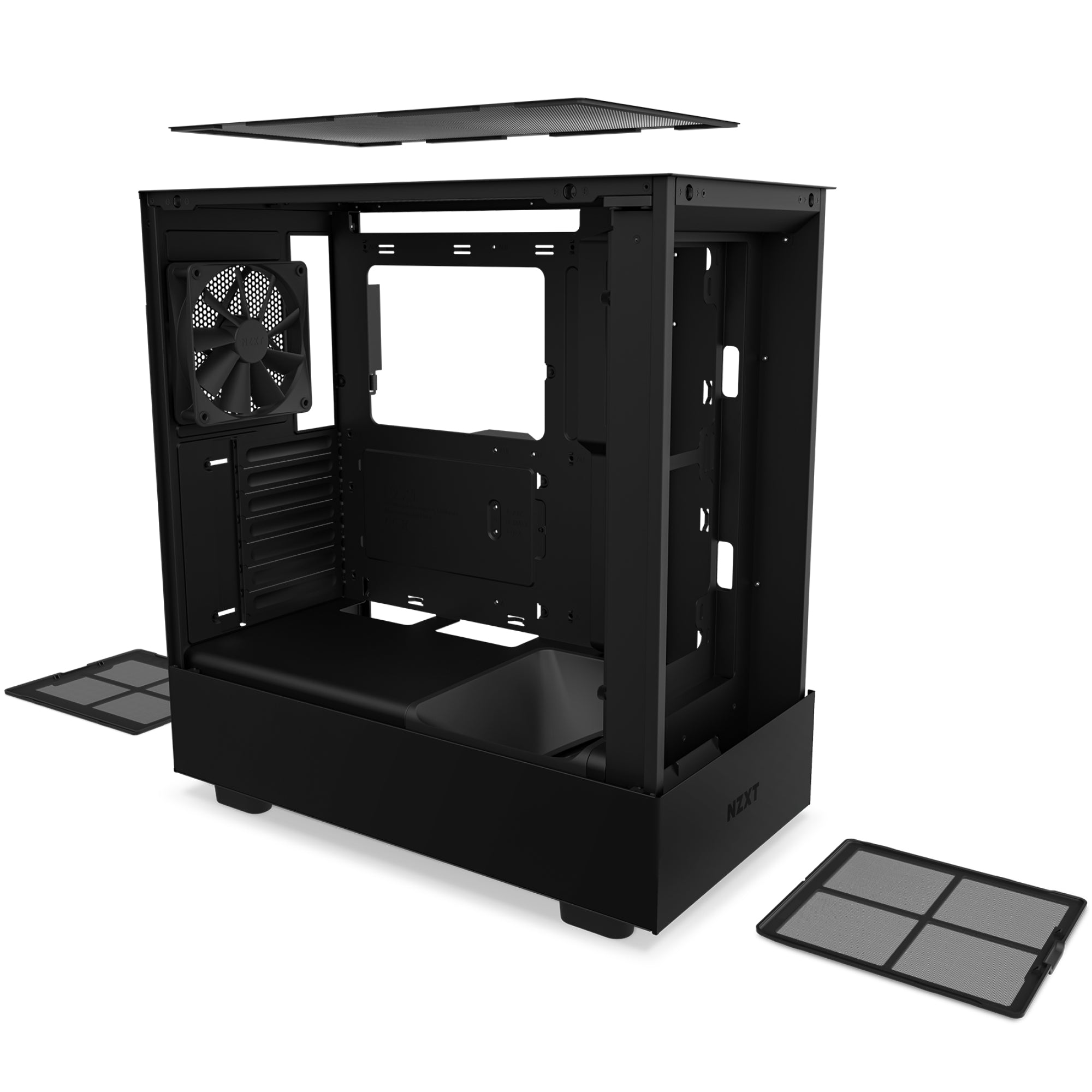 Gabinete Nzxt H5 Flow Mini-Itx/Microatx/Atx 2V S/F120Q Bk Cc-H51Fb-01