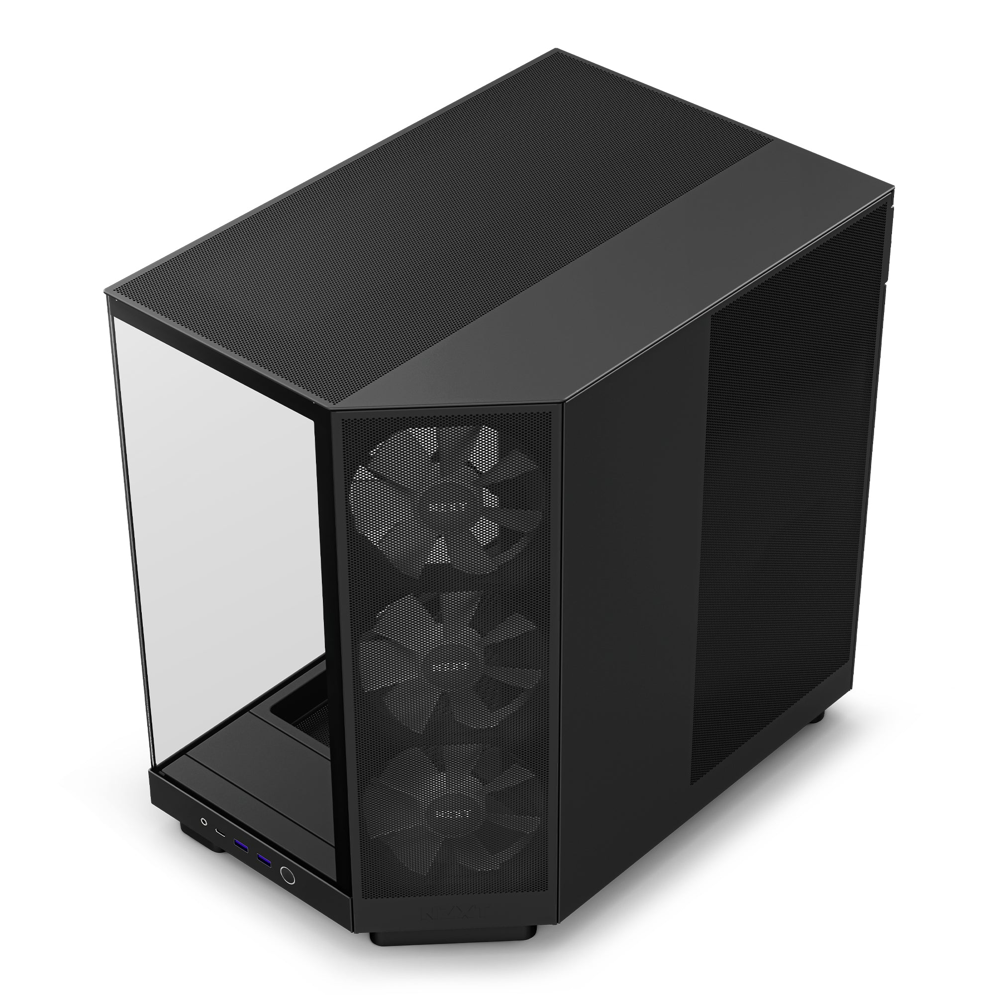 Gabinete Nzxt H6 Flow Mt Atx Doble Camara Compacta 3V 120Rgb Bk Cc-H61Fb-R1