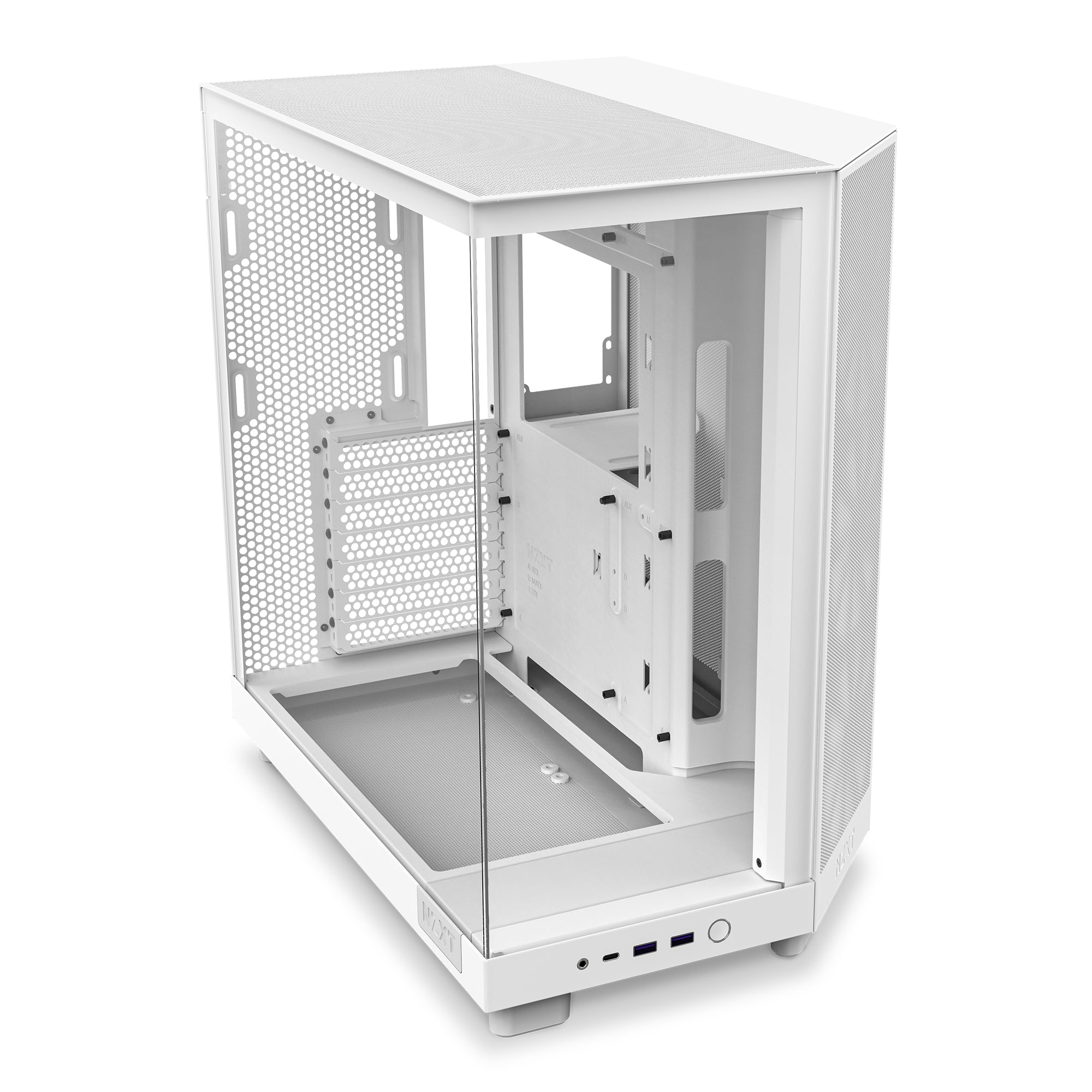 Gabinete Nzxt H6 Flow/ Vidrio Templado/Blanco/Atx, Micro-Atx, Mini-Itx/ Mid Tower/Gamer