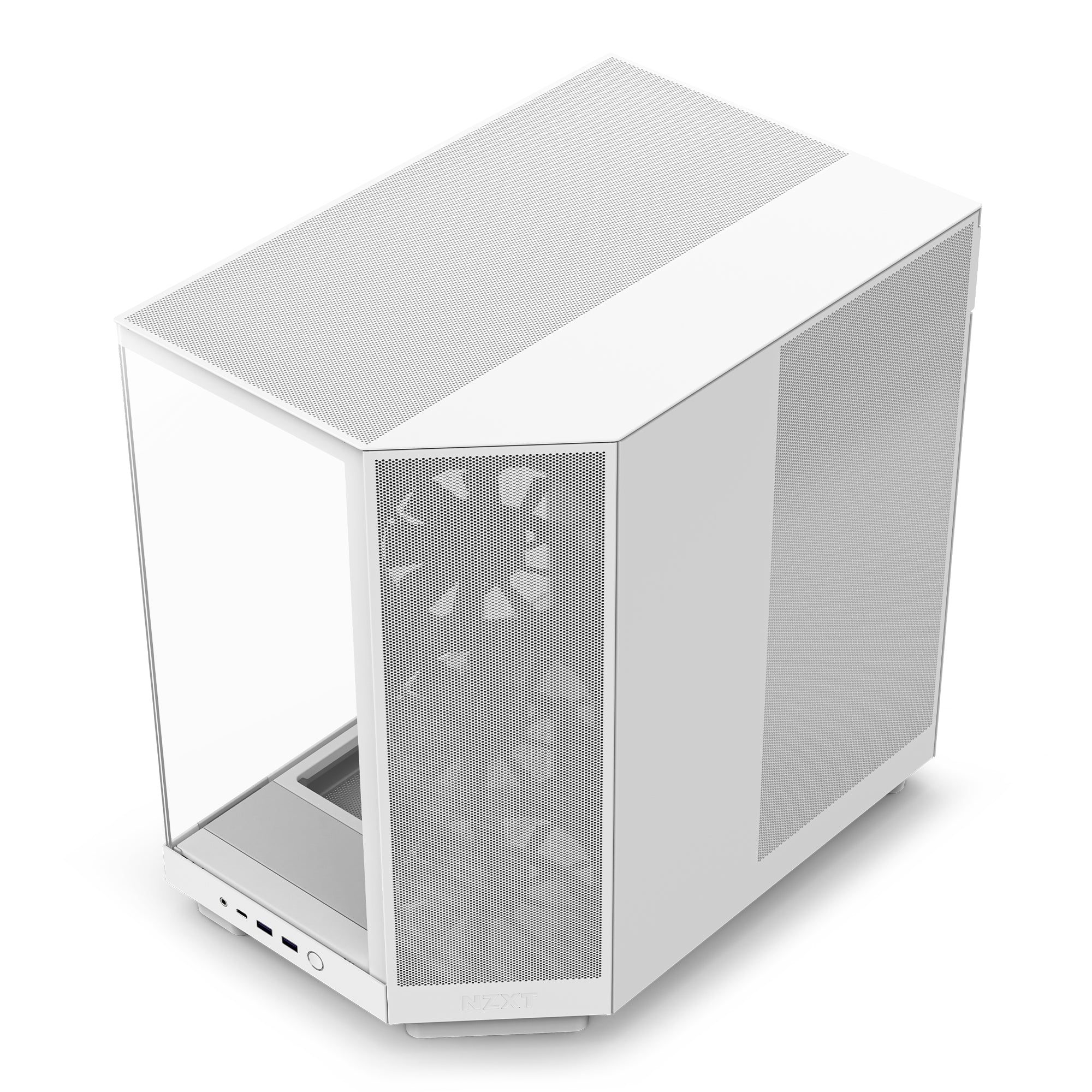 Gabinete Nzxt H6 Flow/ Vidrio Templado/Blanco/Atx, Micro-Atx, Mini-Itx/ Mid Tower/Gamer