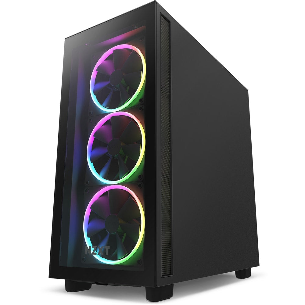 Gabinete Nzxt H7 Elite Con Ventana Rgb, Midi-Tower, Mini-Itx/Micro-Atx/Atx/Eatx, Usb 3.0, Sin Fuente, Negro Mate