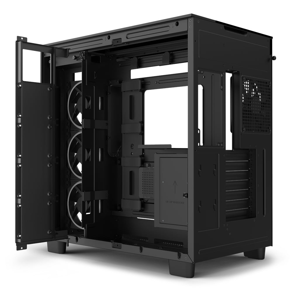 Gabinete Nzxt H9 Elite Mt Mid-Itx/Microatx/Atx 3V F120Rgb Bk Cm-H91Eb-01