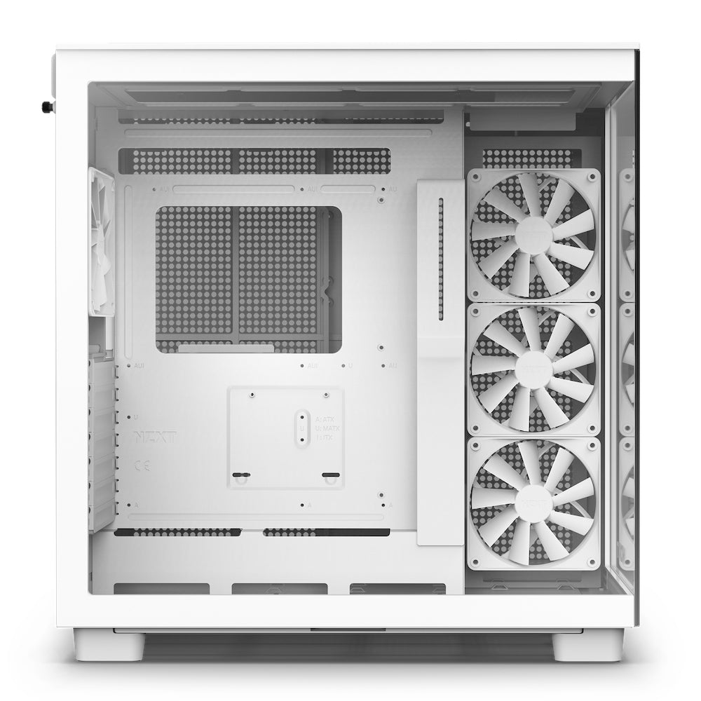 Gabinete Nzxt H9 Flow Mt Mid-Itx/Microatx/Atx 4V F120 Bco Cm-H91Fw-01