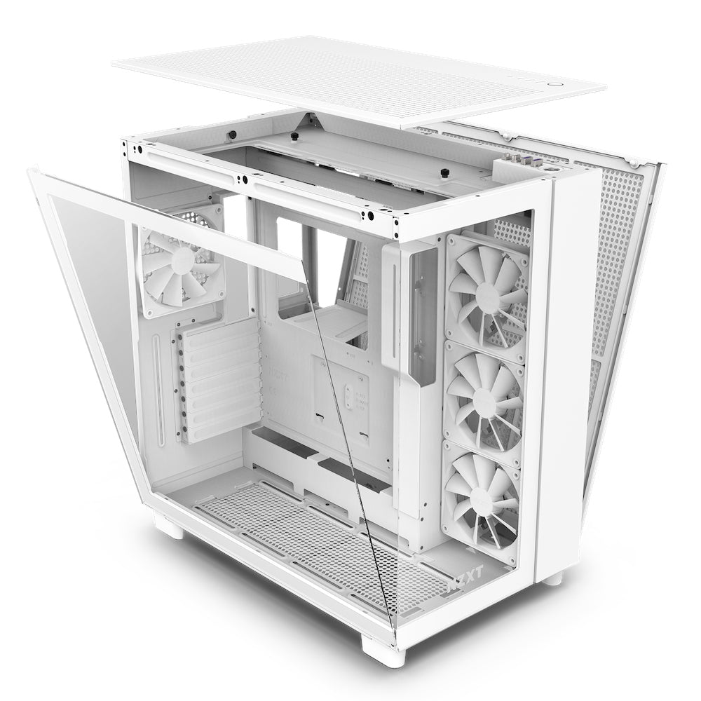 Gabinete Nzxt H9 Flow Mt Mid-Itx/Microatx/Atx 4V F120 Bco Cm-H91Fw-01