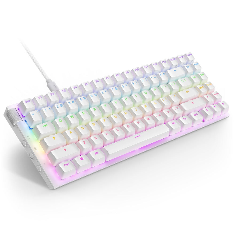 Teclado Mecanico Nzxt Function 2 Minitkl / Blanco / Rgb / Switch Optical Red / Ingles/Gamer